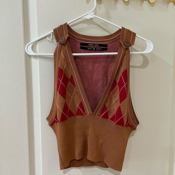 Anthropologie Silence and Noise Sweater Vest Size Medium - Picture 3 of 10